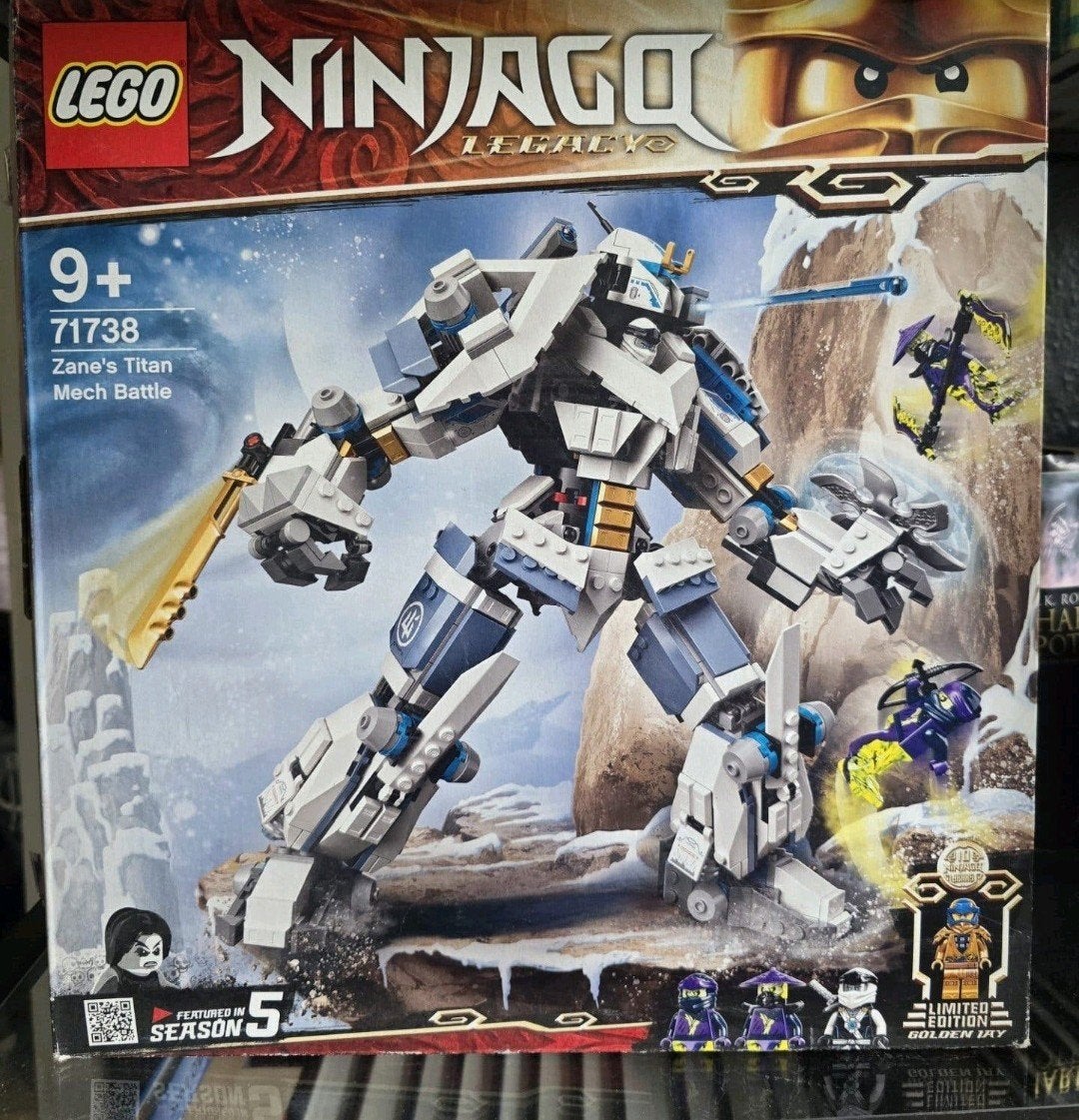 LEGO Ninjago 71738 Zane's Titan Match Battle, Lego, Ophalen of Verzenden, Zo goed als nieuw, Compleet