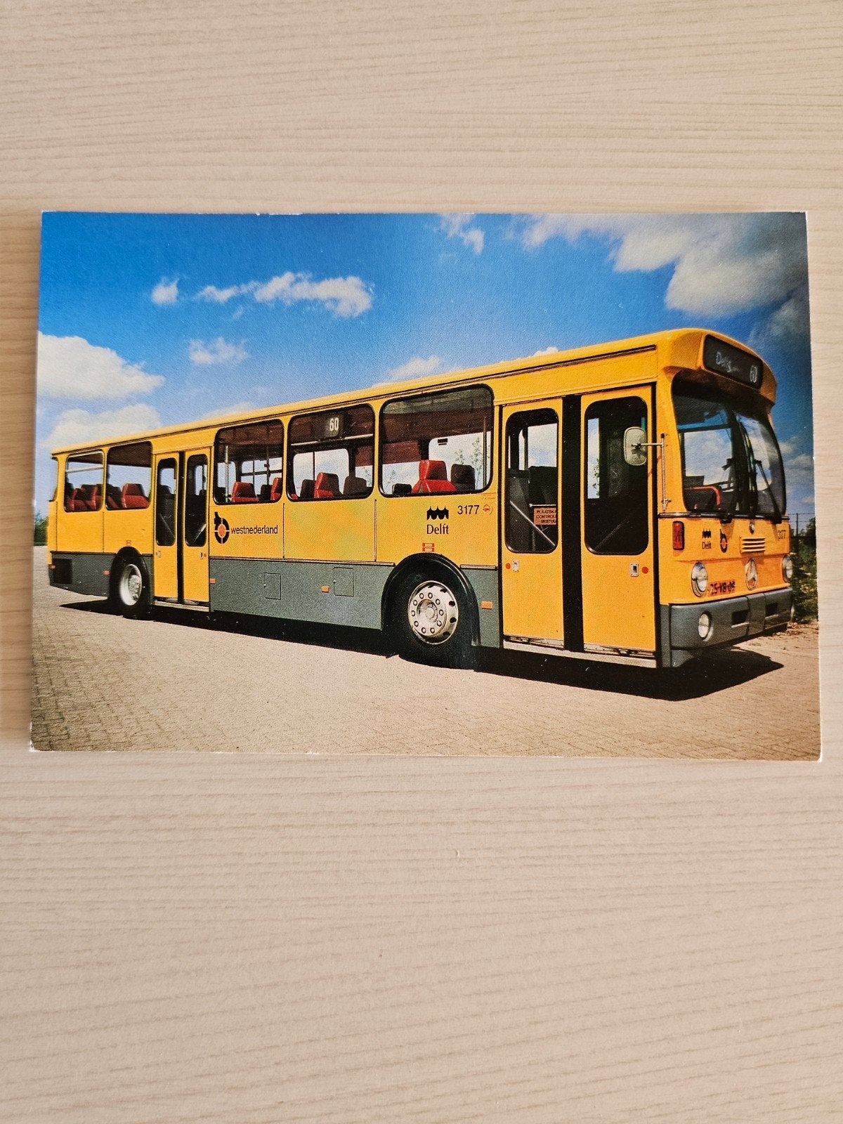 Ansichtkaart Westnederland Bus 3177 Delft, Ophalen of Verzenden