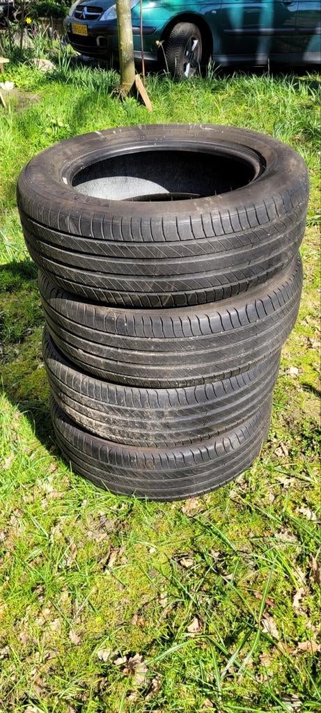 4 Michelin banden aangeboden 215/60 R17, Ophalen, Gebruikt