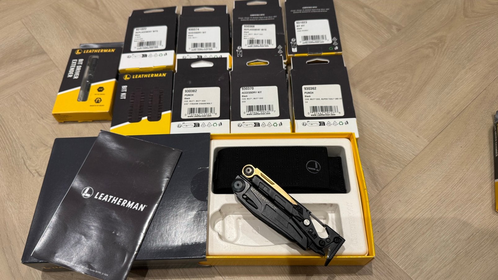 Leatherman Mut nieuw met accessoires, Ophalen, Zo goed als nieuw