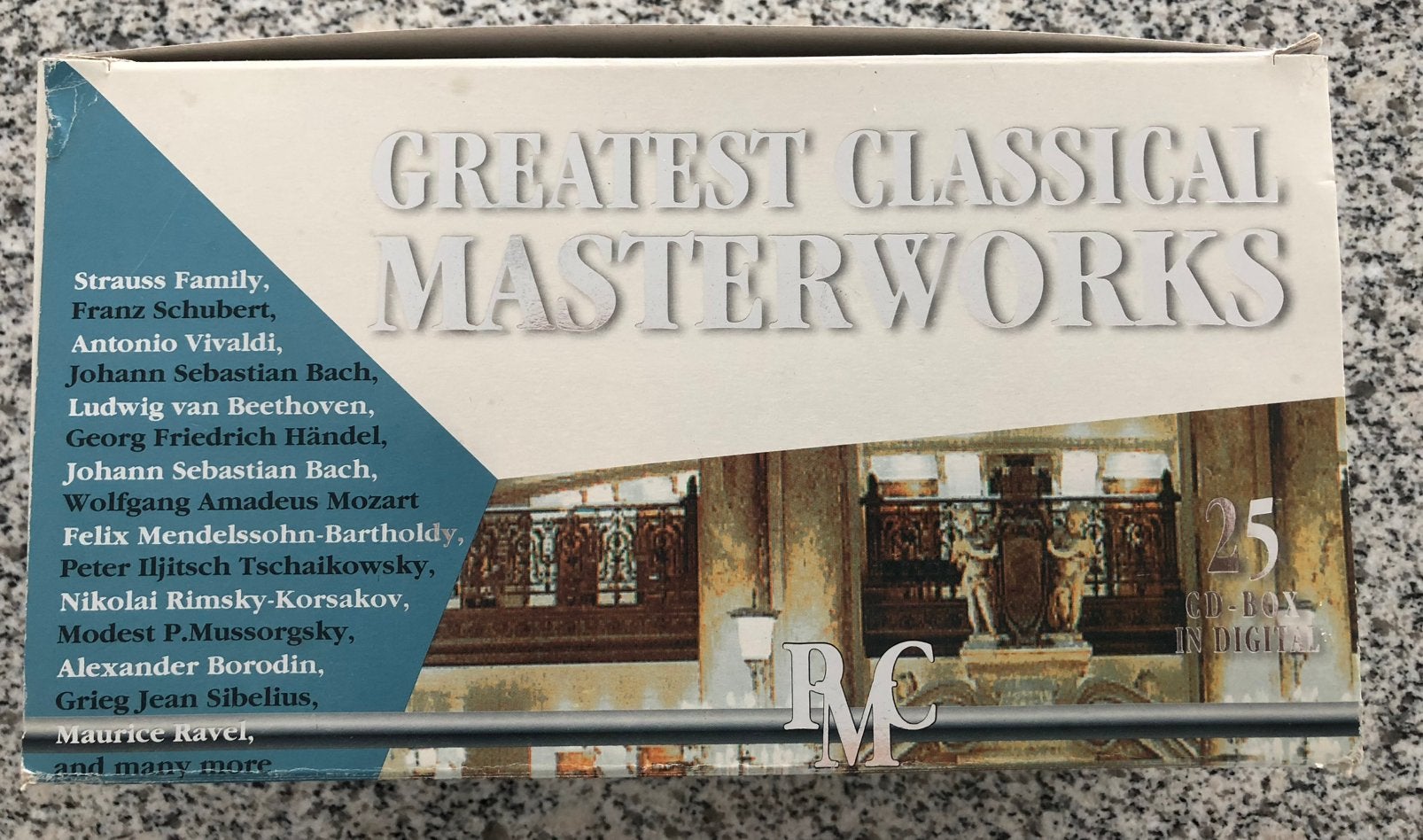 Greatest classical masterworks 25 cd-box in digital., Ophalen of Verzenden, Zo goed als nieuw, Boxset