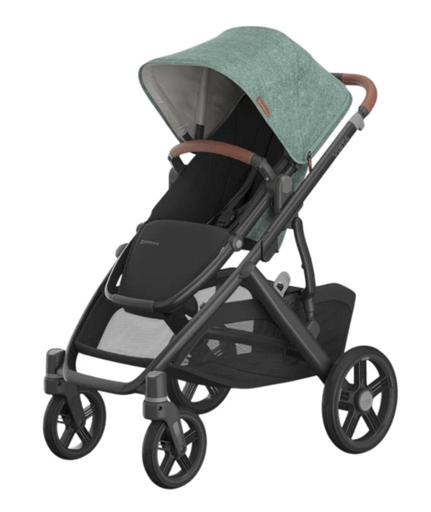 UPPAbaby VISTA V3 Gwen Green Mélange Kinderwagen + Reiswieg, Overige merken, Minervum 7320 4817 ZD Breda, Nieuw, Ophalen of Verzenden