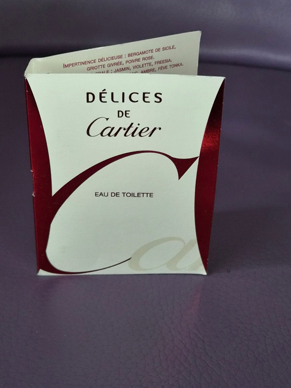 Cartier Délices Eau de Toilette - Sample 1.5ml, Verzenden, Nieuw