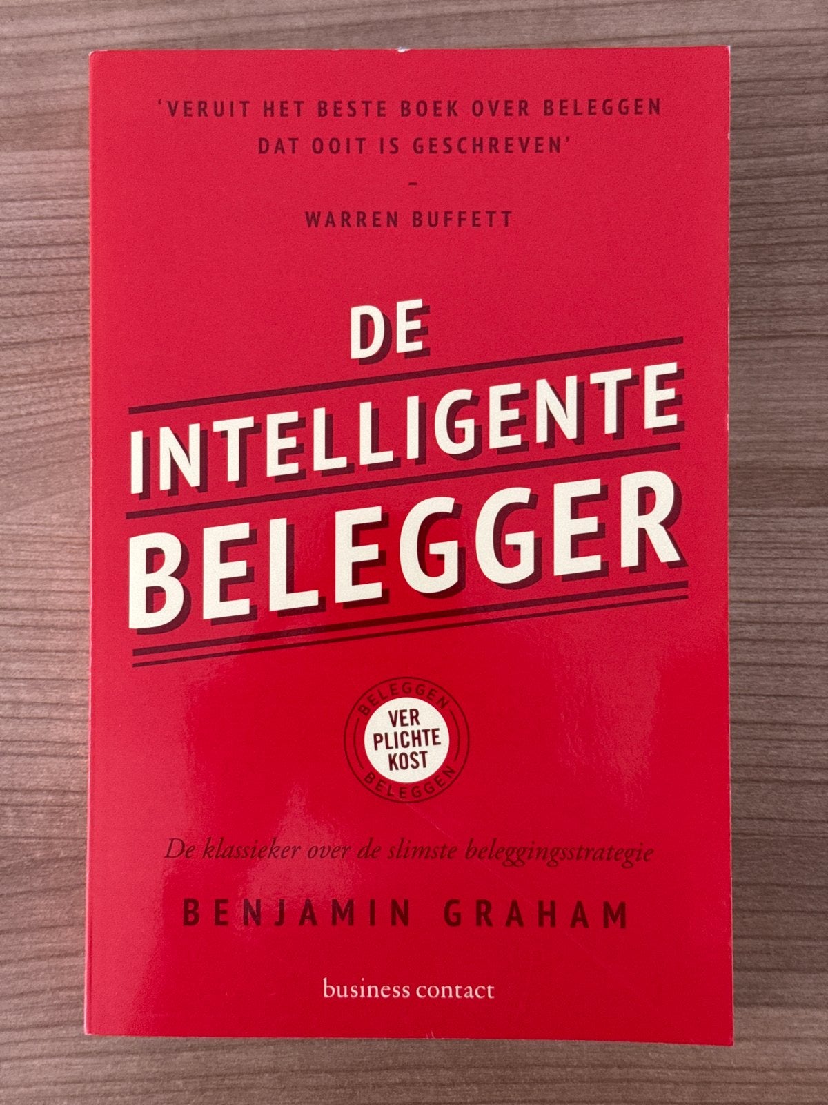 De Intelligente Belegger - Benjamin Graham, Boeken, Verzenden, Zo goed als nieuw, Nederland