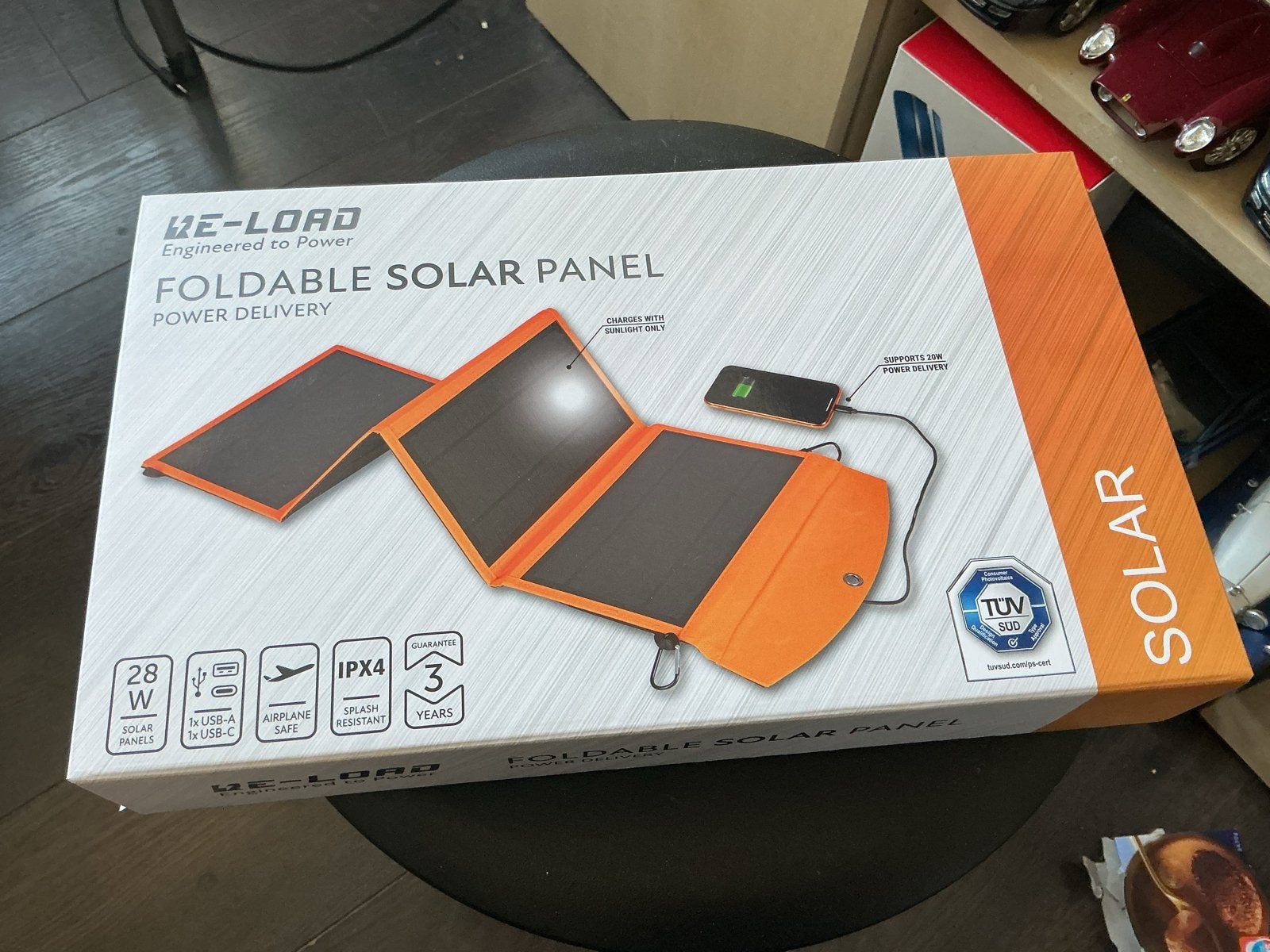 Nieuwe Opvouwbare Zonnepaneel Oplader - Ideaal voor Vakantie, Ophalen, Nieuw