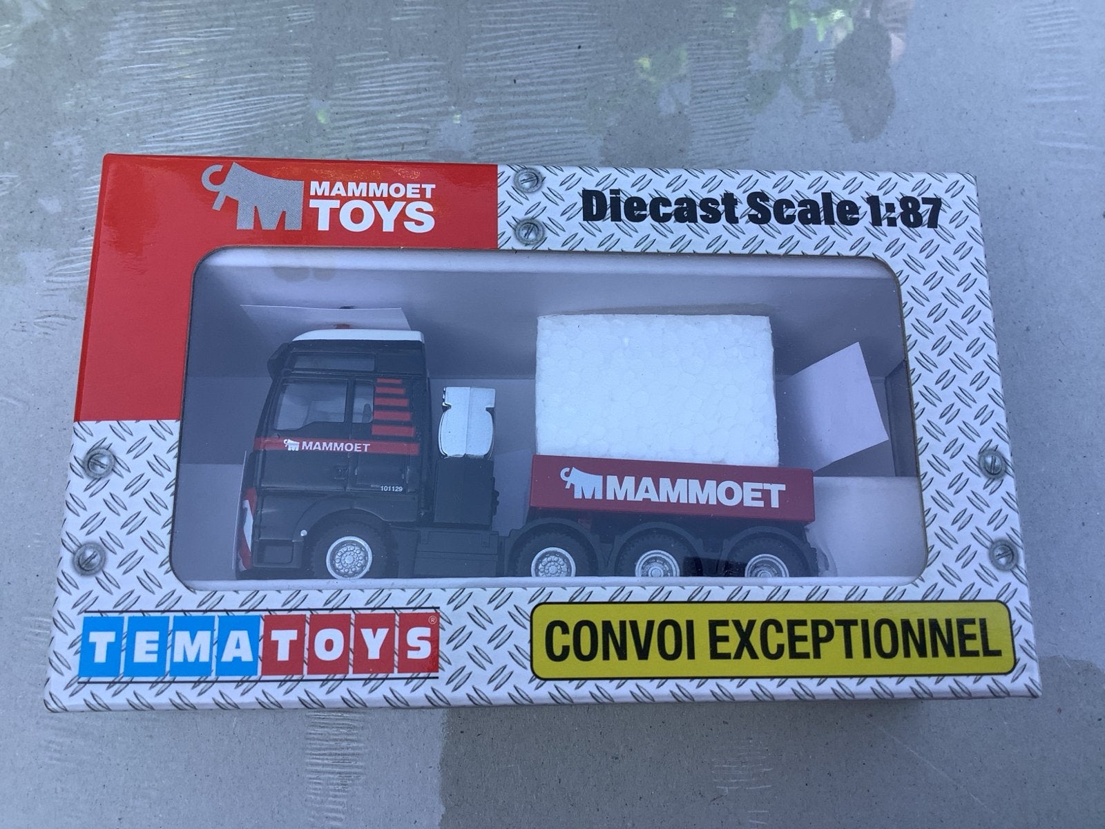 Tematoys Mammoet MAN TGX XXL 8x4 + Ballast Box 1:87, Hobby en Vrije tijd, Modelauto's | 1:87, Ophalen of Verzenden, Nieuw, Bus of Vrachtwagen