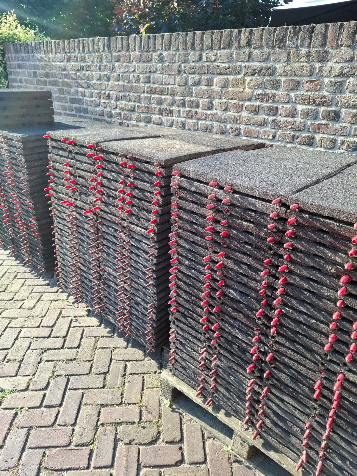 ✅️ Rubberen tegels 50x50x4,5 cm Zwembaden Speeltoestellen, Ophalen