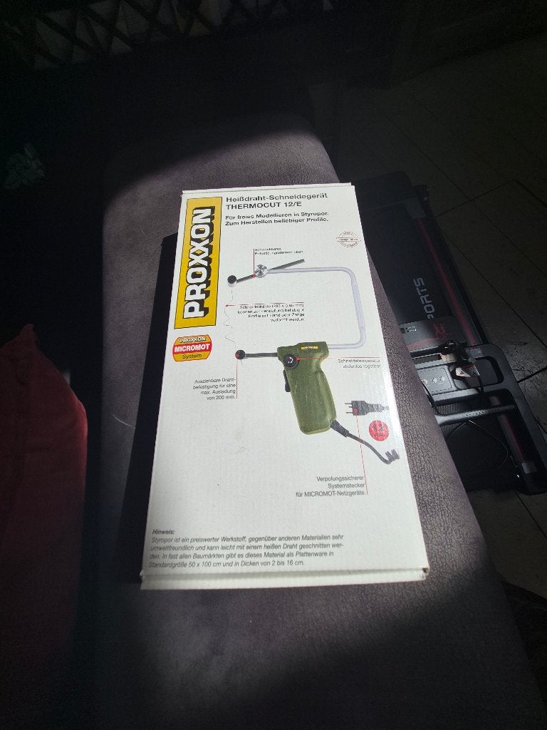Proxxon THERMOCUT 12/E hetedraadsnijder, Ophalen of Verzenden, Gebruikt, Gereedschap of Toebehoren, Proxxon