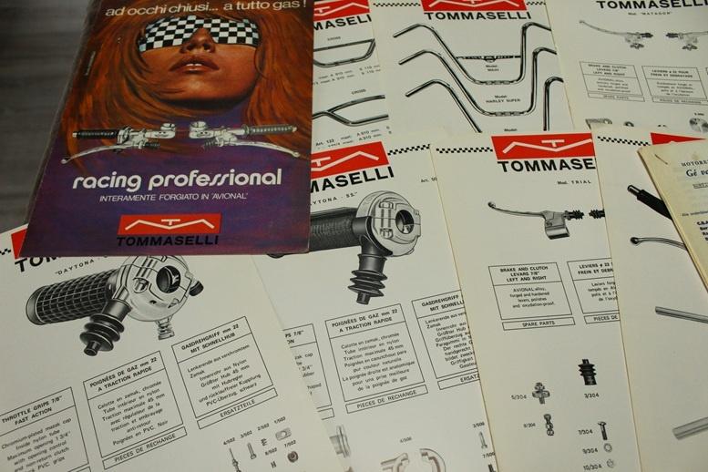 Tommaselli verkoop folder s brochure 1972, Motoren, Handleidingen en Instructieboekjes, Overige merken, Ophalen of Verzenden