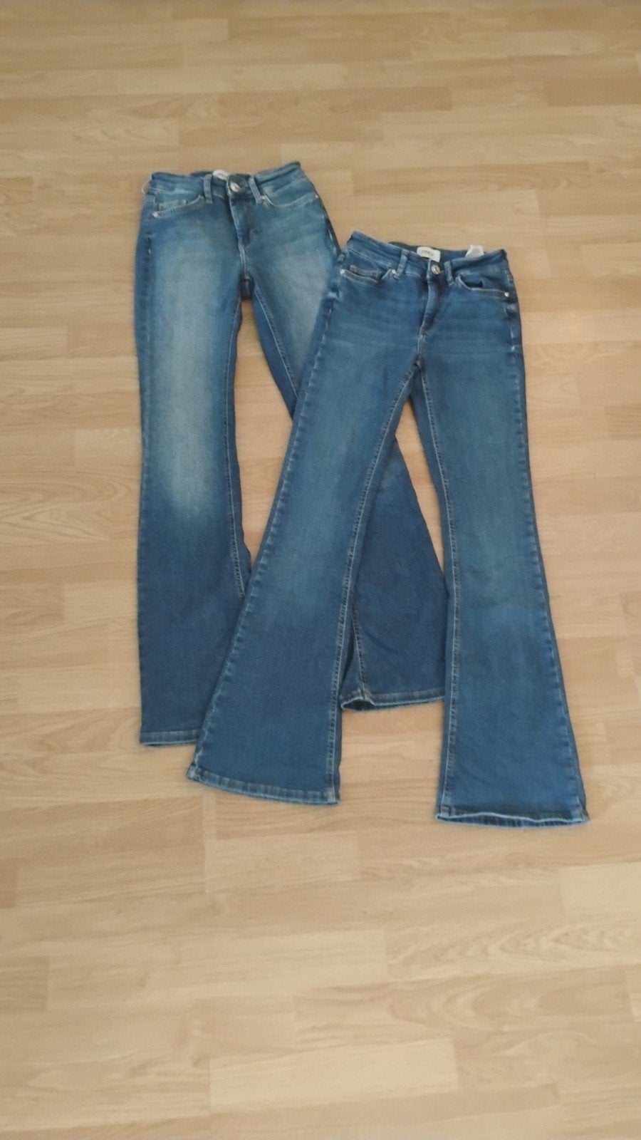 Only jeans XS 30 flared en skinny, Only, Blauw, Ophalen of Verzenden, Maat 34 (XS) of kleiner