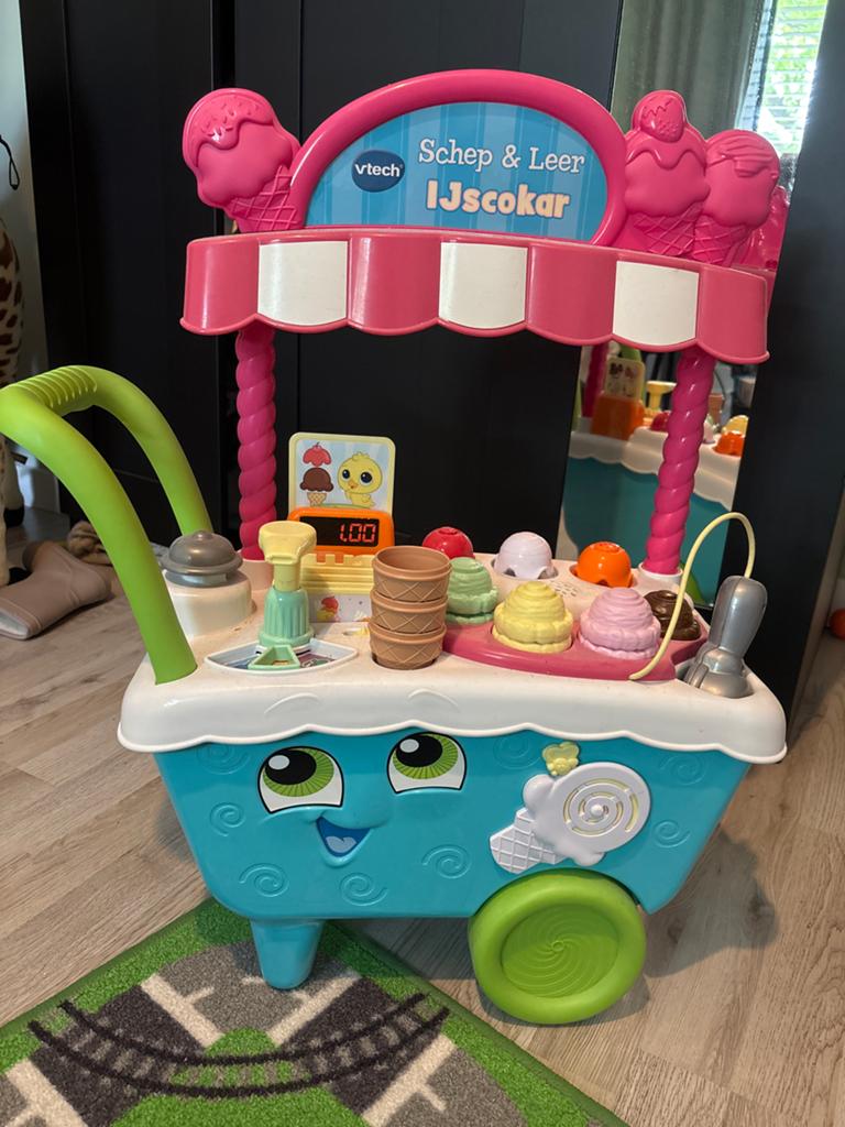 VTech Schep & Leer IJscokar - Zo goed als nieuw!, Ophalen, Zo goed als nieuw, Jongen of Meisje