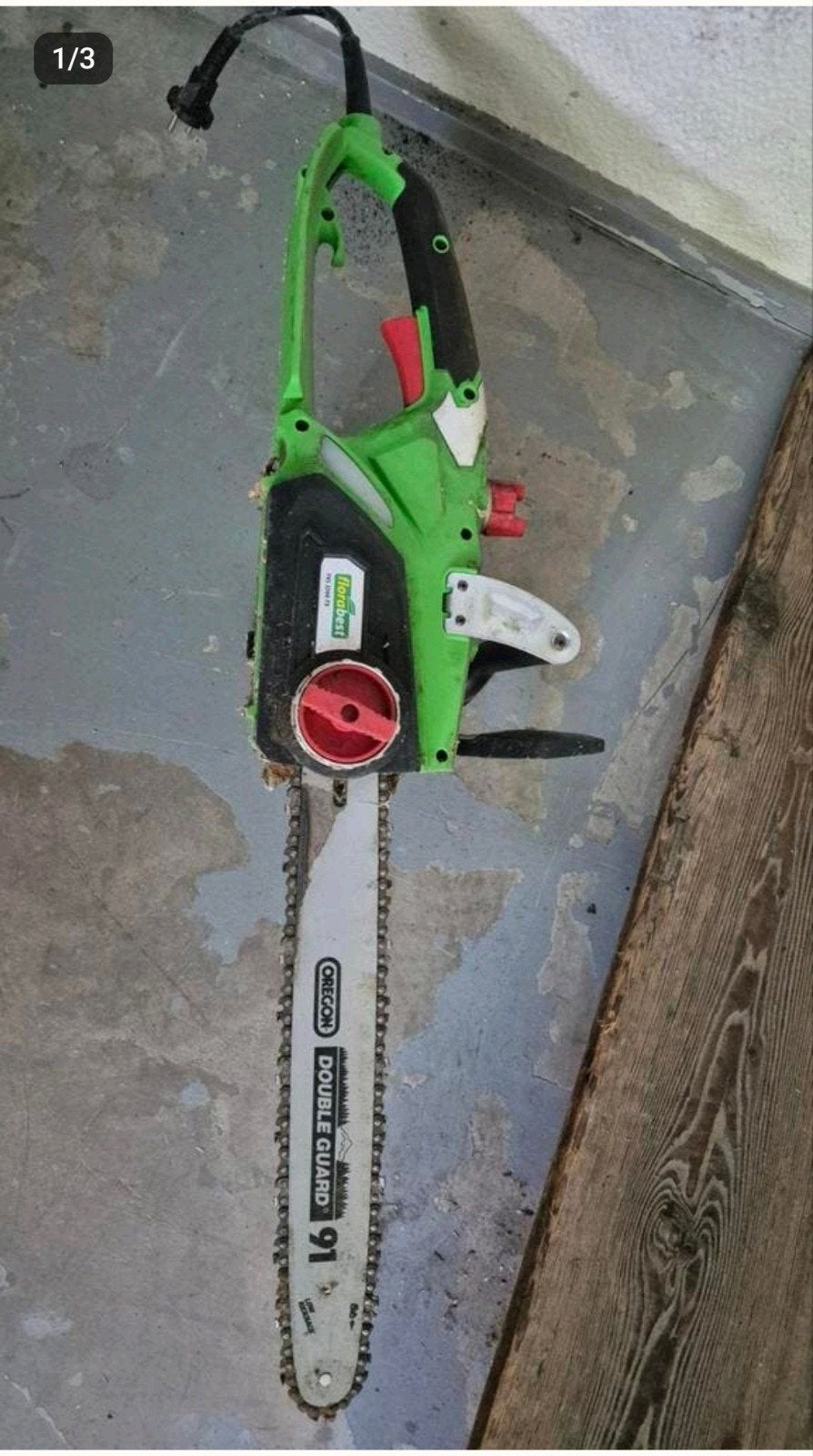 Florabest fks 2200 f3 kettingzaag, Ophalen of Verzenden, Gebruikt