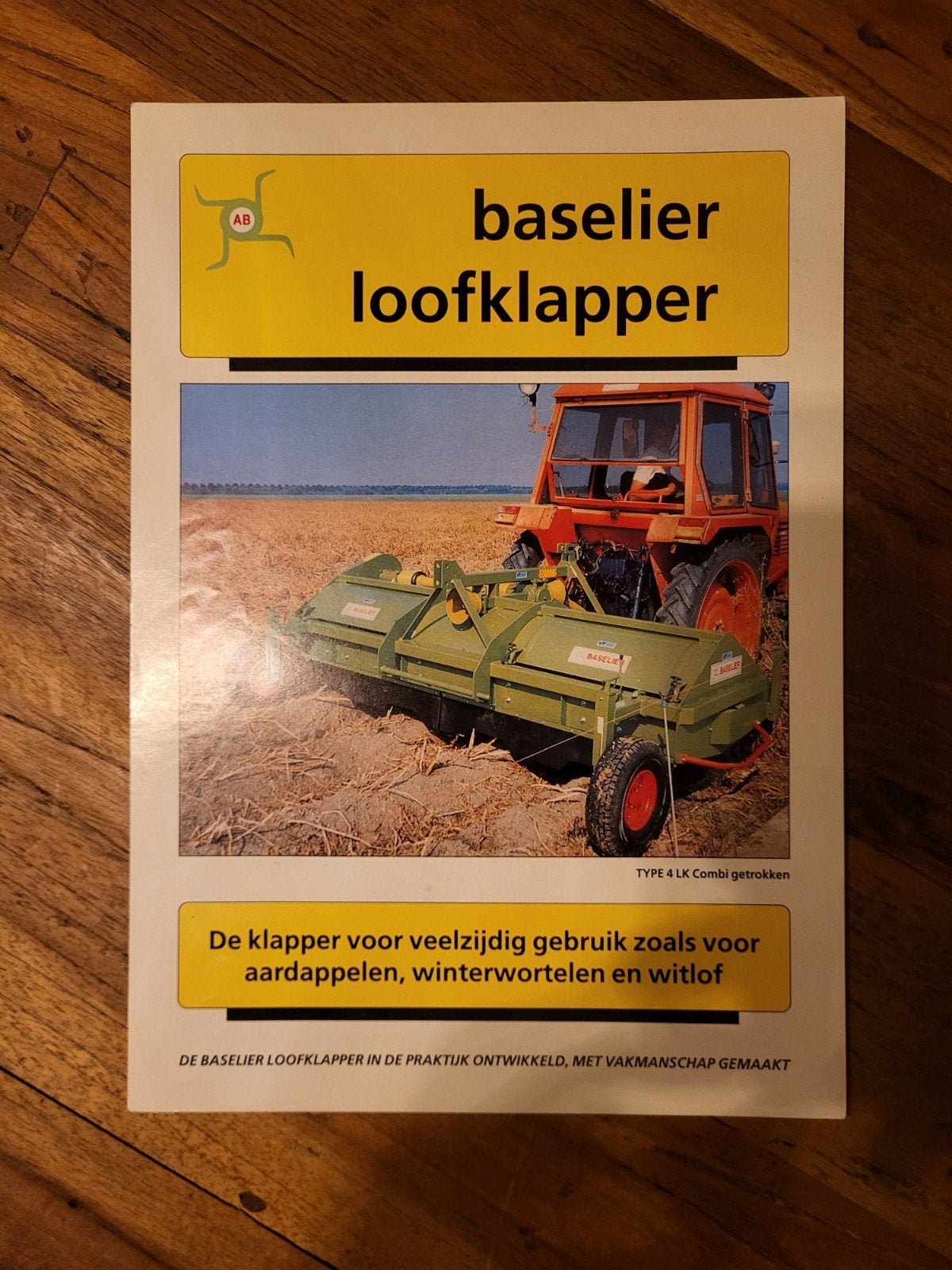 tractor folder Baselier loofklapper, Ophalen of Verzenden, Speelkaart(en)
