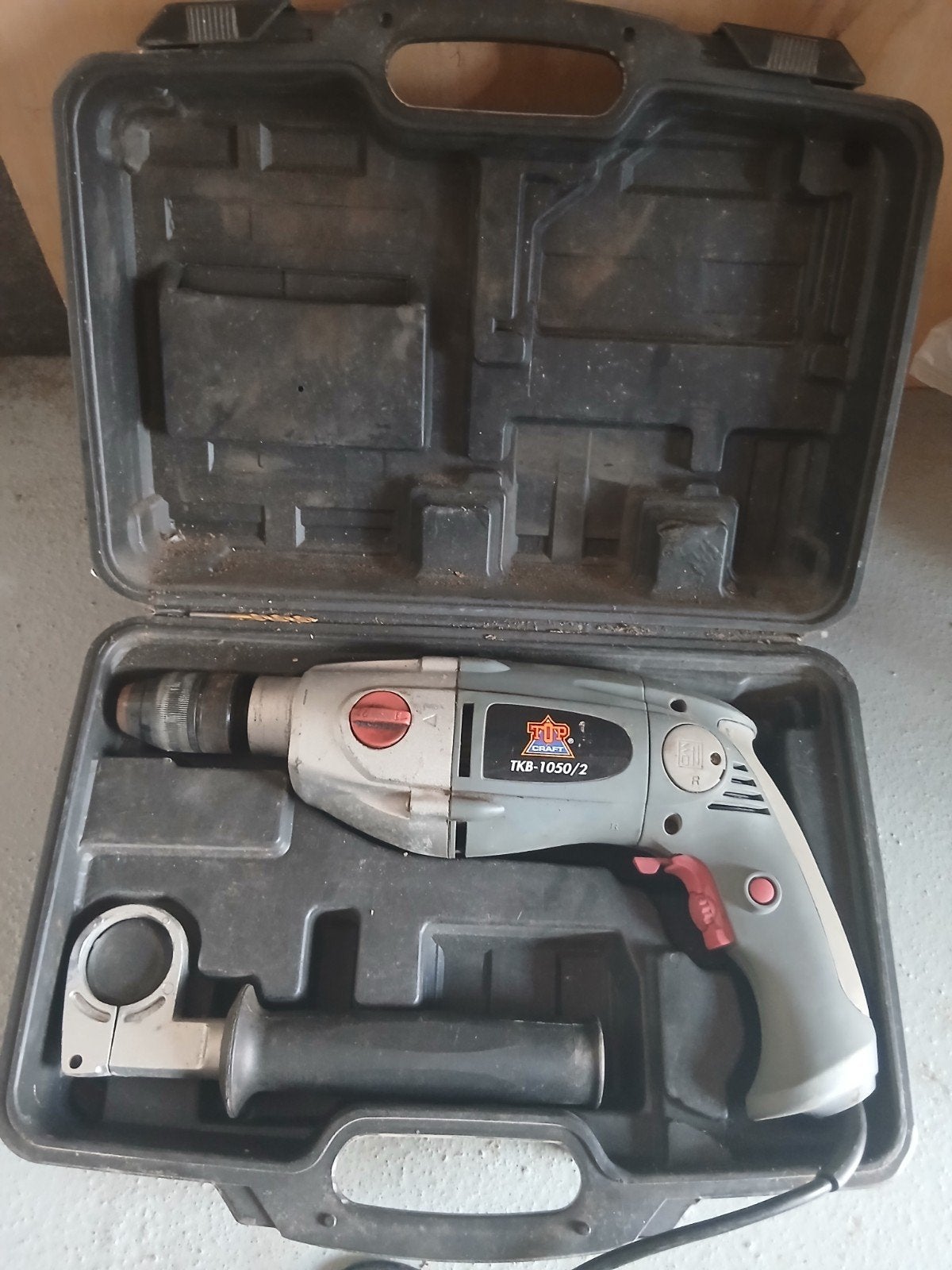 Boormachine TKB 1050/2 met koffer, Doe-het-zelf en Verbouw, Gereedschap | Boormachines, Ophalen, Gebruikt, 600 watt of meer, Boormachine