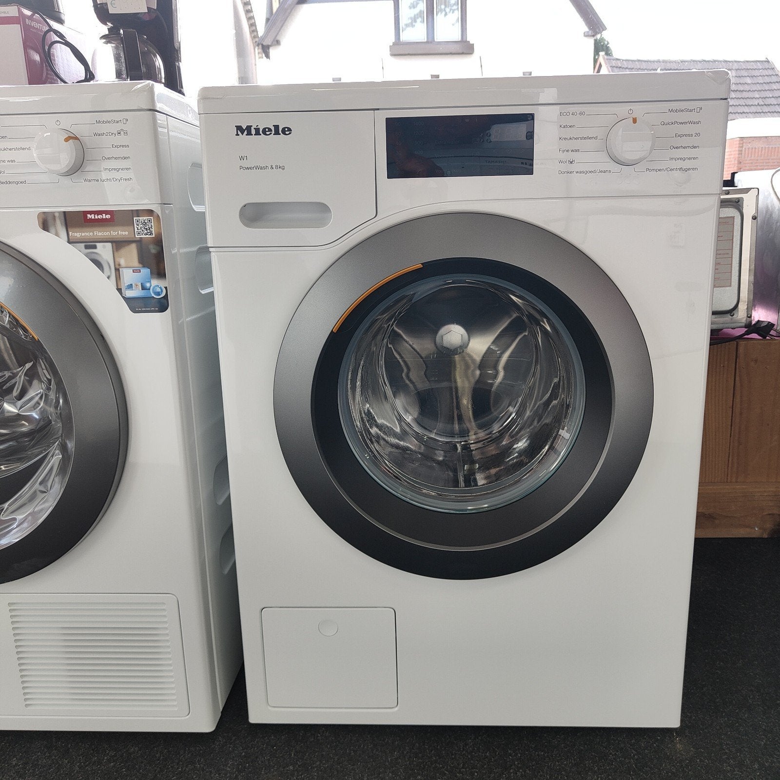 Nieuwe Miele W1 PowerWash & 8kg wasmachine TEC648WP, Witgoed en Apparatuur, Wasdrogers, Ophalen, Overige typen, 8 tot 10 kg, Nieuw