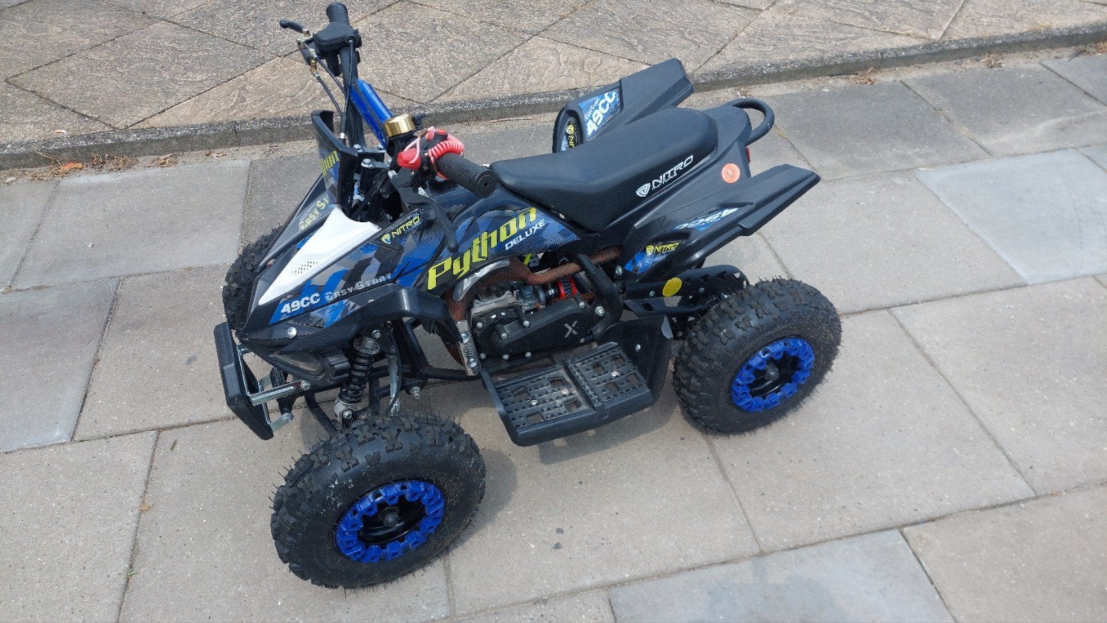 Kinderquad nitro Python 49cc, Fietsen en Brommers, Minibikes, Midibikes en Pitbikes, Overige typen, Ophalen