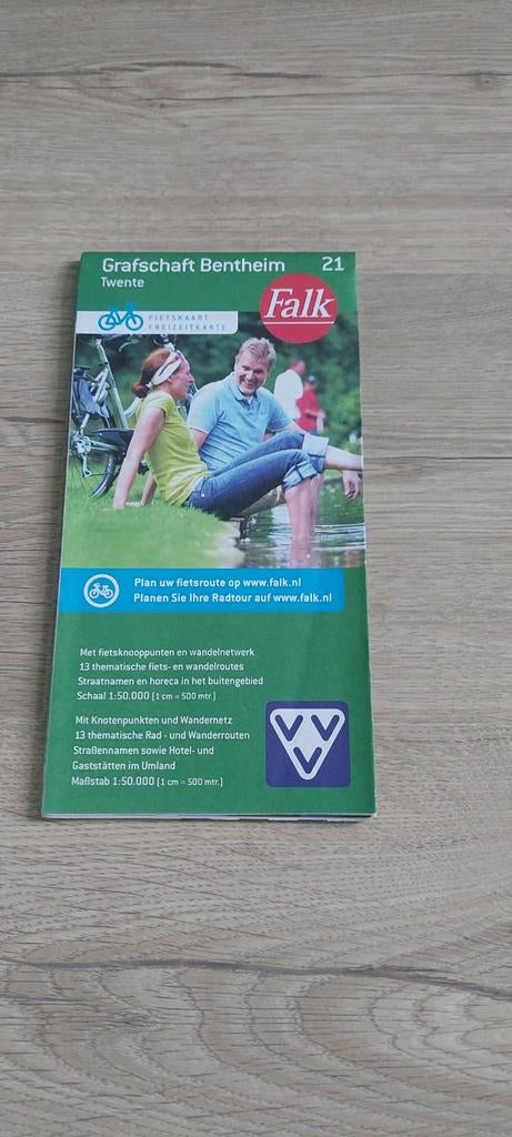 Falk Fietskaart Grafschaft Bentheim Twente, Ophalen of Verzenden