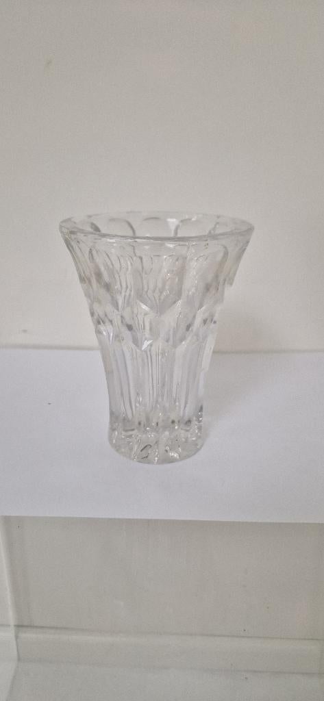 Oude Vintage glazen bloemenvaas, Antiek en Kunst, Ophalen of Verzenden