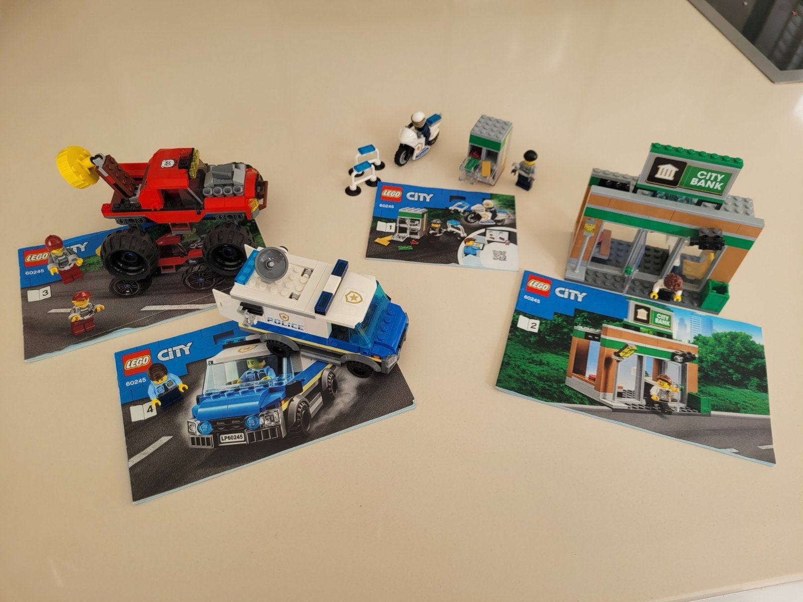 Lego City Police Monster truck heist 60245, City, Lego, Ophalen of Verzenden, Zo goed als nieuw