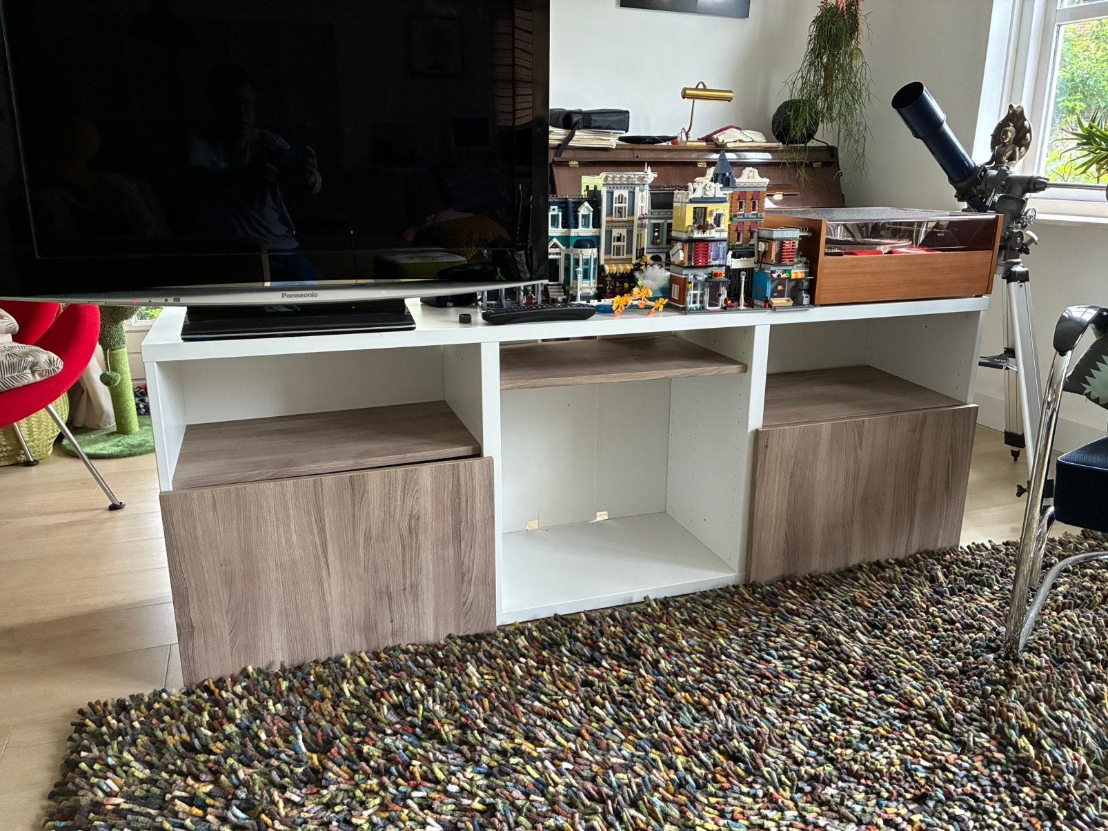 Ikea Besta tv kast, Ophalen, Gebruikt, 150 tot 200 cm, Minder dan 100 cm