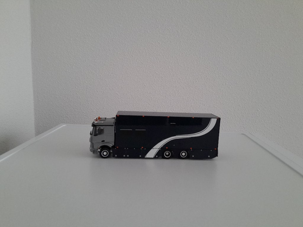 Mercedes Arocs  3 Asser veetransport motorwagen ., Hobby en Vrije tijd, Modelauto's | 1:50, Verzenden, Nieuw, Bus of Vrachtwagen