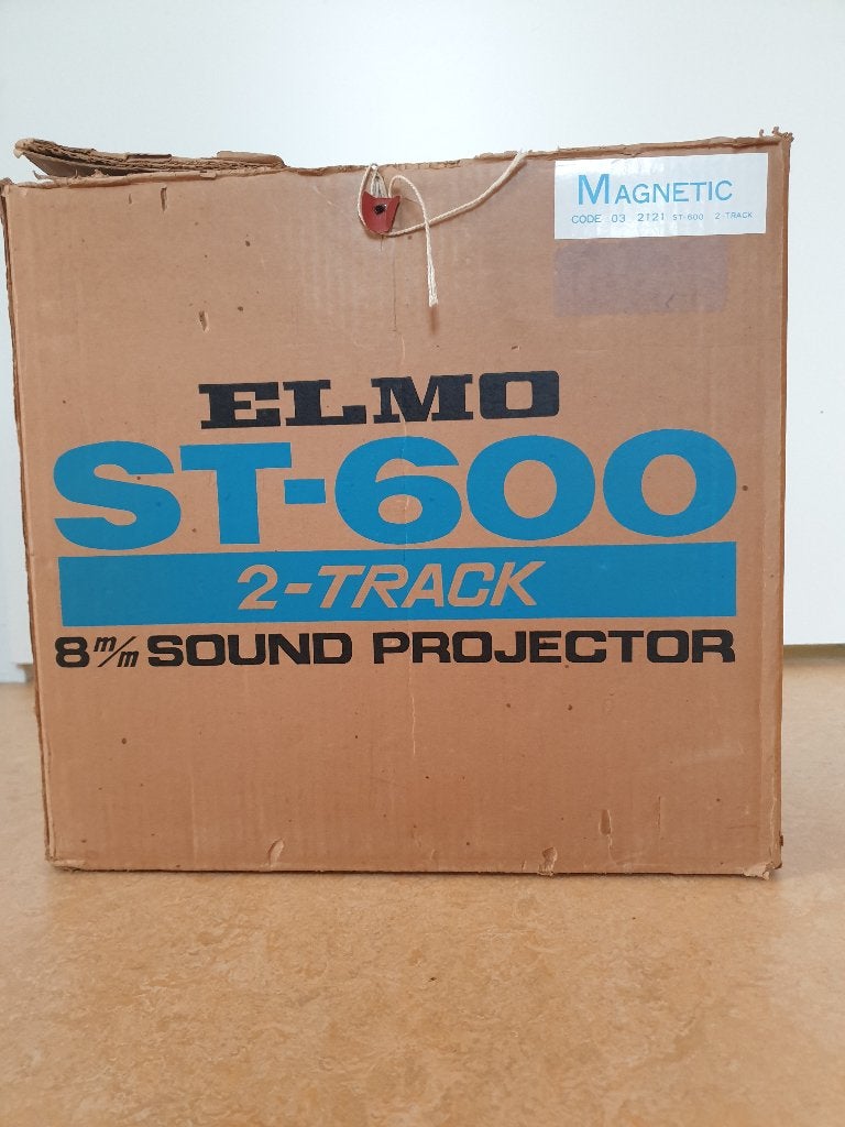 Elmo ST-600 2 Track sound 8 mm filmprojector, Verzamelen, Fotografica en Filmapparatuur, Ophalen, 1960 tot 1980, Projector