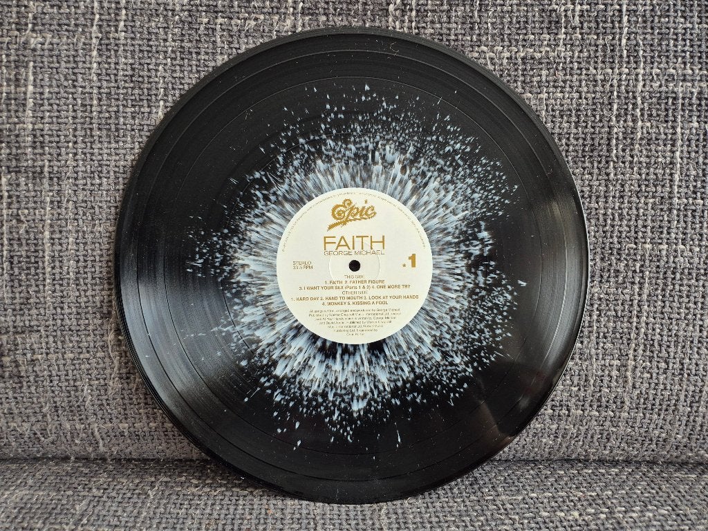 George Michael - Faith (LP) Blood Records splatter, LP, Pop, Ophalen of Verzenden, Import