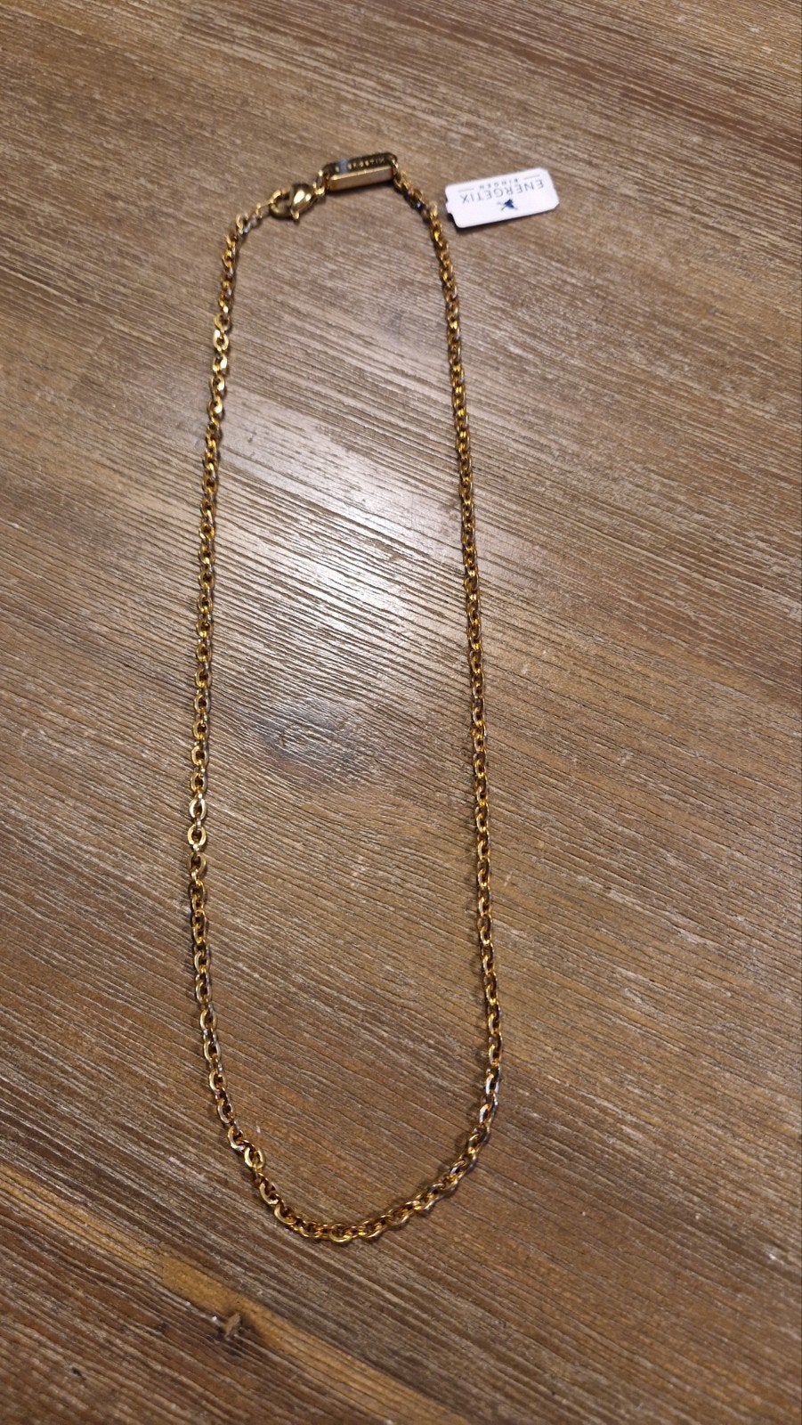 Mooie ketting Energetix, Sieraden, Tassen en Uiterlijk, Kettingen, Ophalen of Verzenden, Roze, Overige materialen
