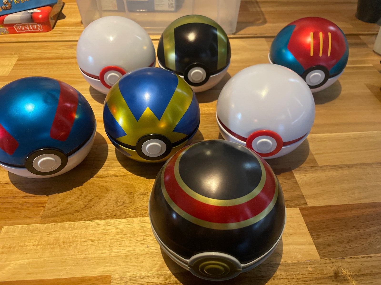 Lege Pokémon ballen - Diverse designs, Verzamelen, Ophalen, Gebruikt