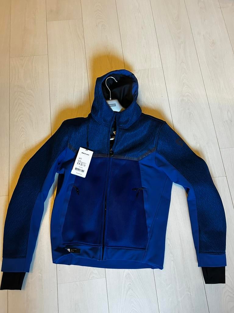 REV'IT! Spark Air Jas Blauw + rugprotector, Motoren, Kleding | Motorkleding, Jas | textiel, Nieuw met kaartje, Ophalen of Verzenden