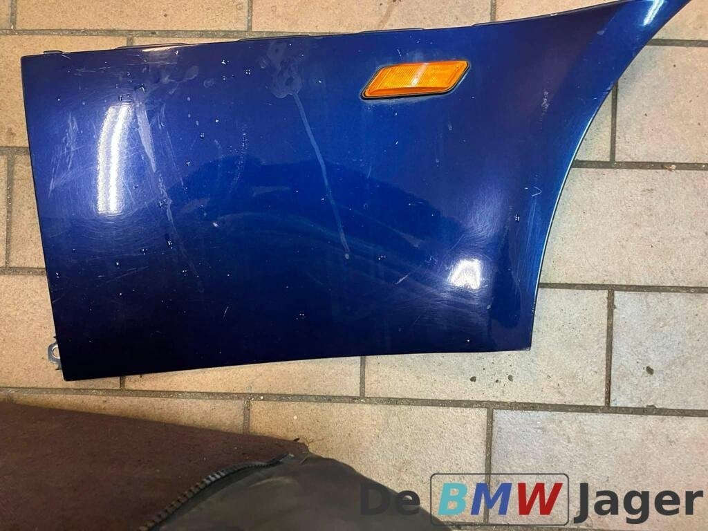 Zijscherm rechts blauw metallic BMW Z3 E36 41350307021, Gebruikt, Ophalen of Verzenden, BMW, BMW