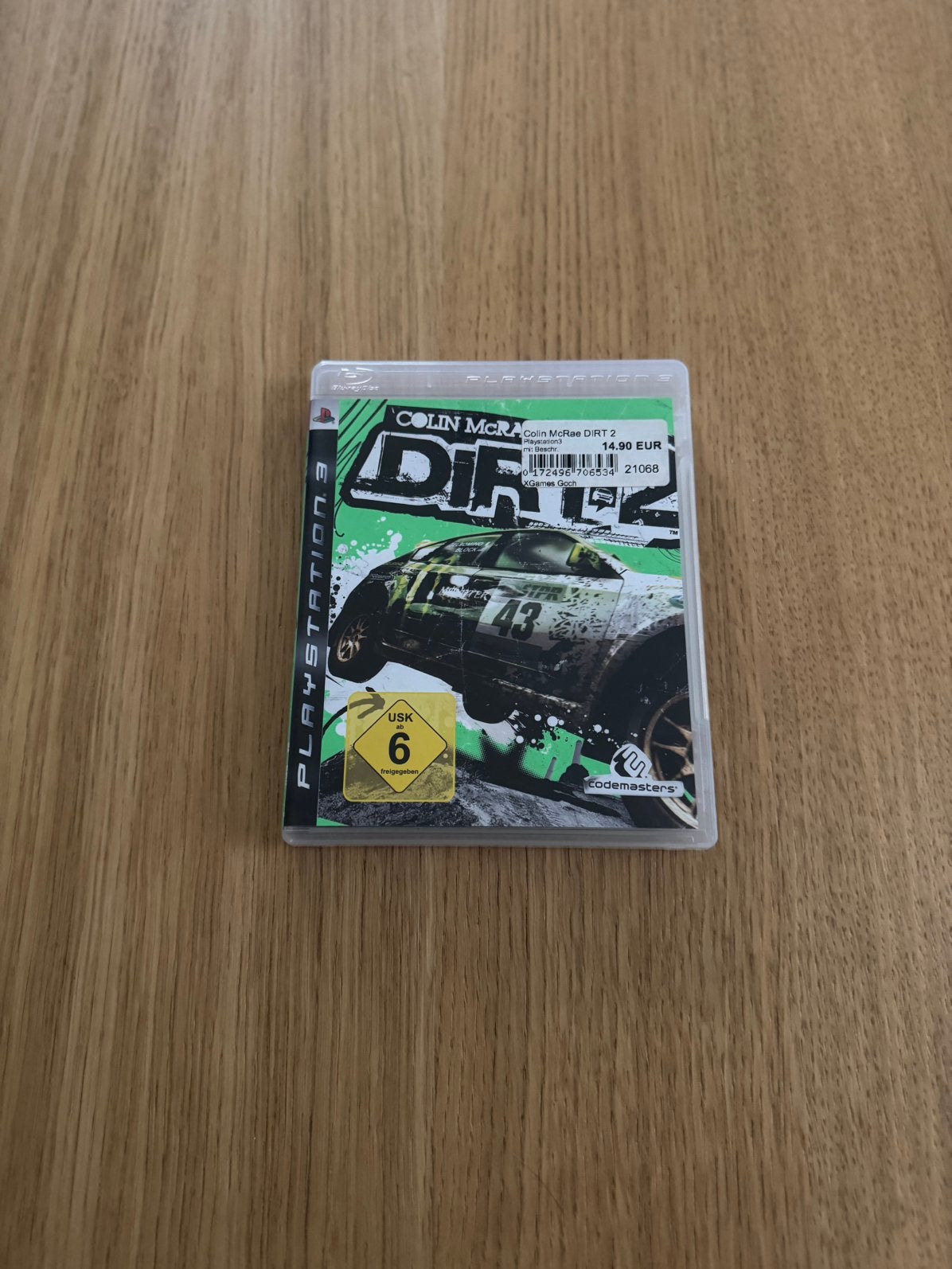 Colin McRae Dirt 2 Ps3 IN GOEDE STAAT, 1 speler, Racen en Vliegen, Ophalen of Verzenden, Zo goed als nieuw