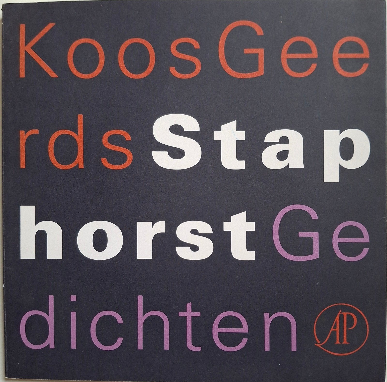 Koos Geerds -  Staphorst Gedichten - Poëziebundel, Boeken, Gelezen, Ophalen of Verzenden, Koos Geerds, Eén auteur