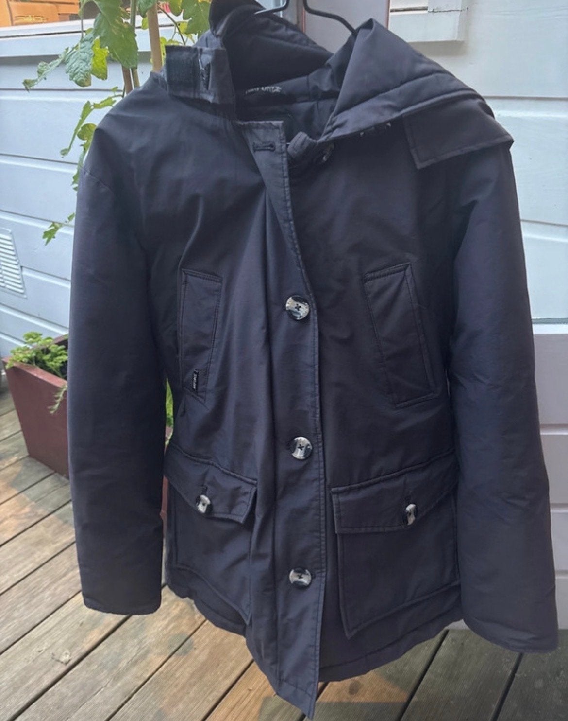 Airforce jas 4 pocket, Ophalen, Gedragen, Zwart