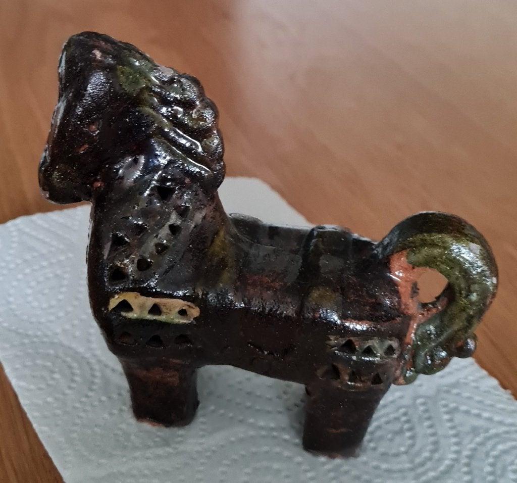 Handgemaakt potterie paard, Ophalen of Verzenden