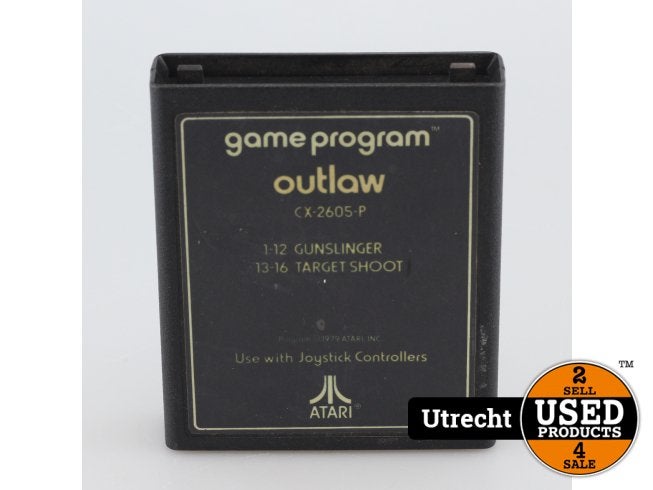 Atari 2600 Game Outlaw, Atari, Zo goed als nieuw, Support@atari.com, Atari SA
78 Rue Taitbout
75009 Paris,
France