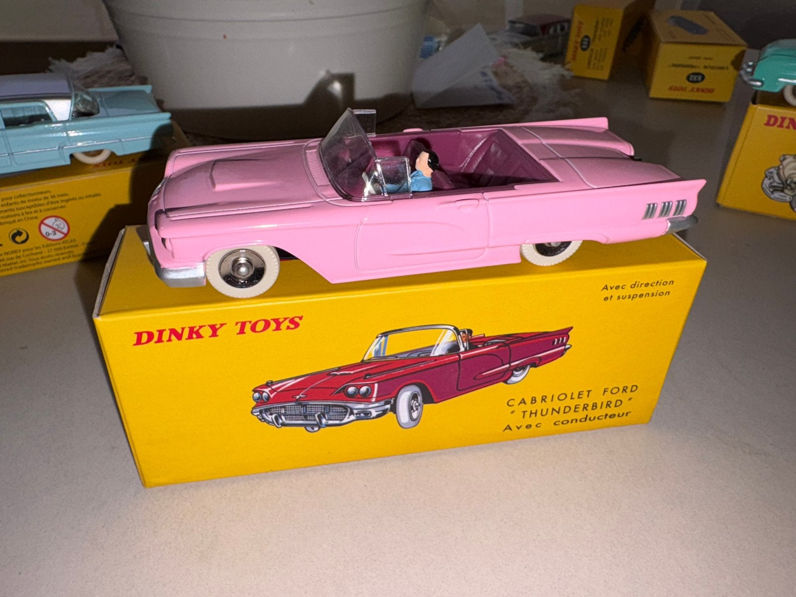 DINKY TOYS FORD THUNDERBIRD NR 555, Hobby en Vrije tijd, Ophalen of Verzenden, Nieuw, Auto, Dinky Toys