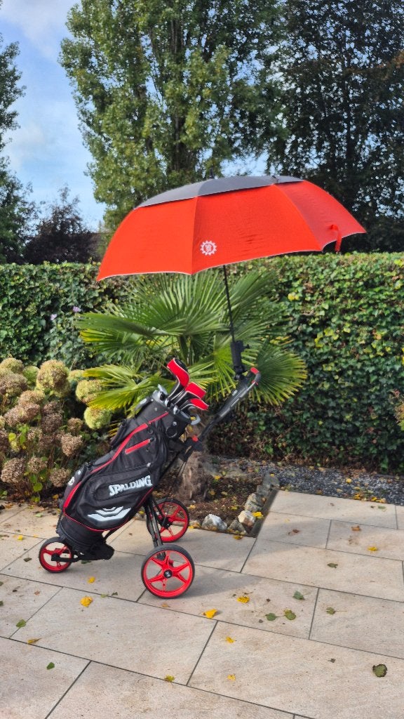 Spalding Golfset, Tas, Trolley, Paraplu - Super nette set, Ophalen, Gebruikt, Set, Overige merken