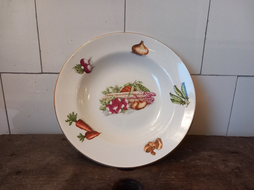 gratis verzenden vintage soepbord Frankrijk Moulin des Loups, Verzenden