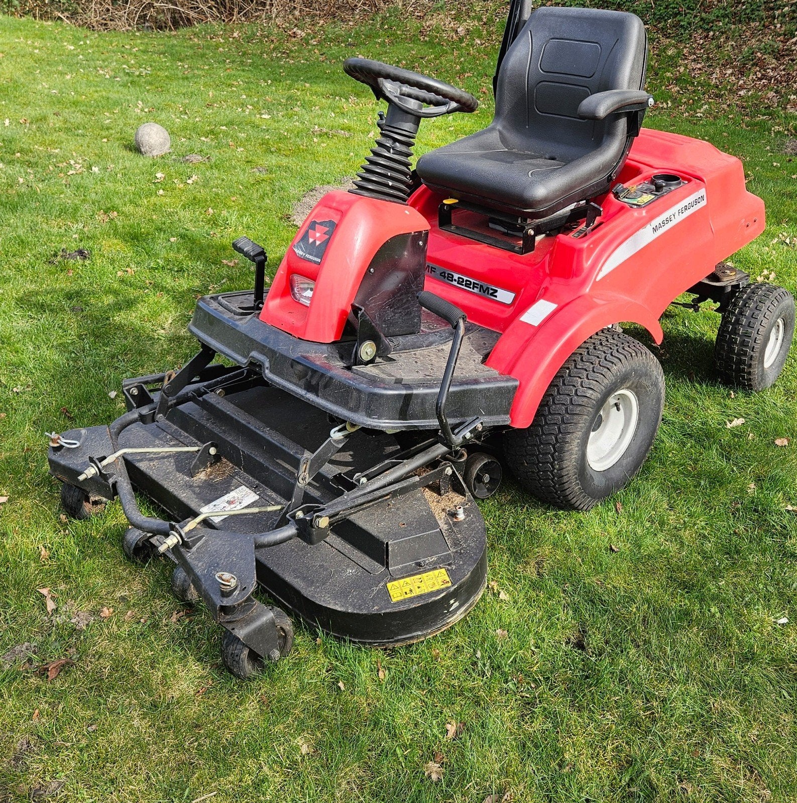 massey ferguson mf 48-22 zitmaaier frontmaaier grasmaaier, Ophalen of Verzenden, Zo goed als nieuw, Mulchfunctie, 120 cm of meer