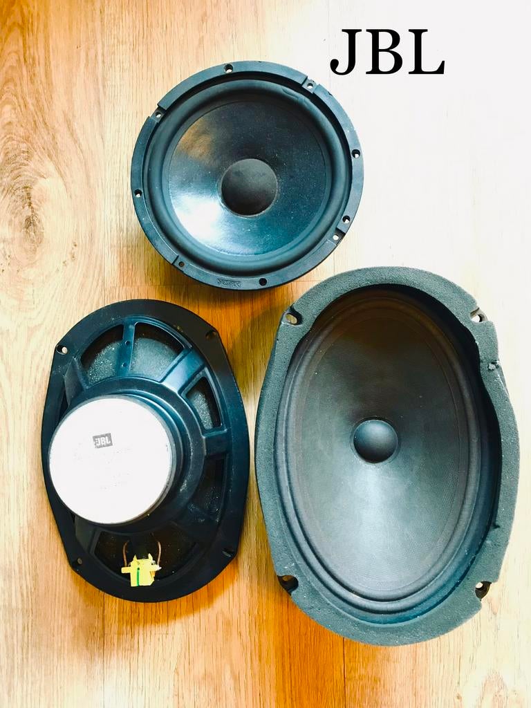 Autoradio speakers merk JBL RMS 101562A& RMS 101561N 50watts, Auto diversen, Ophalen of Verzenden, Zo goed als nieuw