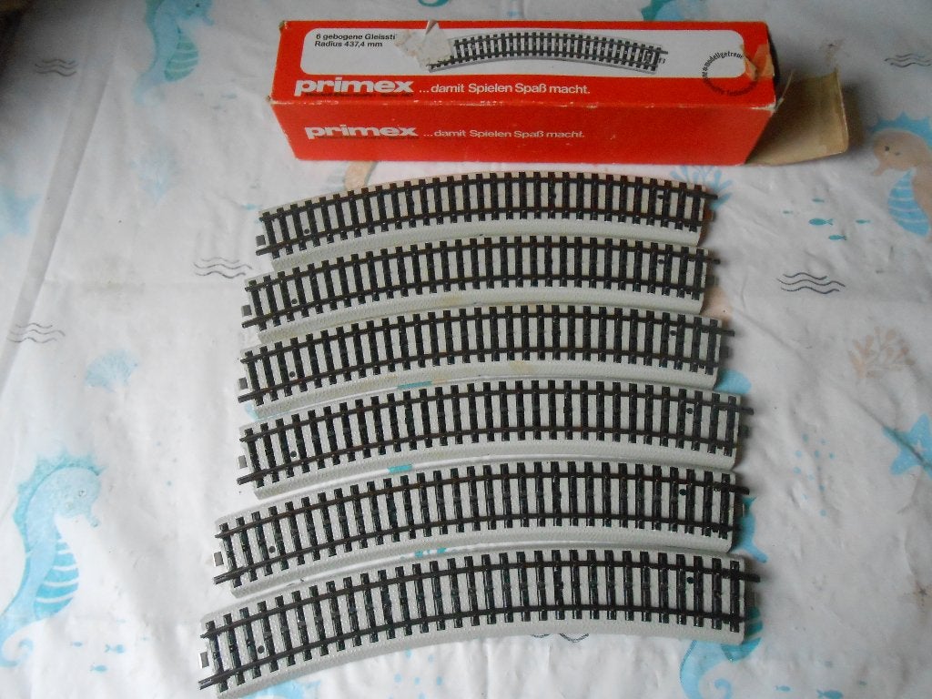 Märklin Primex 5077 6x de grote boog R2 ( als 5200 M rails ), Wisselstroom, Nieuw, Rails, Ophalen of Verzenden