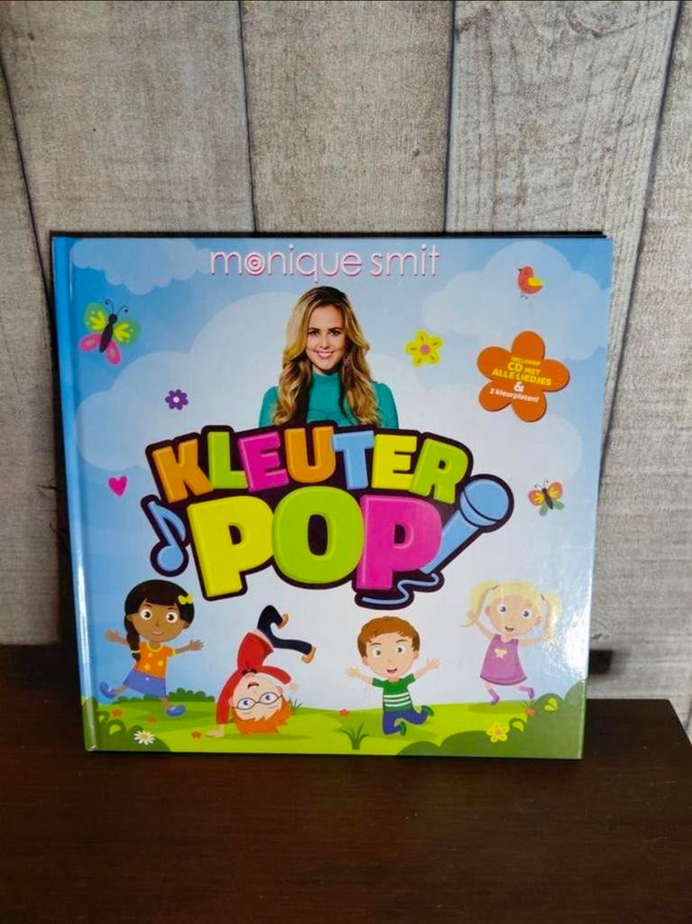 Monique Smit - Kleuter Pop (CD & Boek)., Ophalen of Verzenden, Zo goed als nieuw, 3 tot 4 jaar