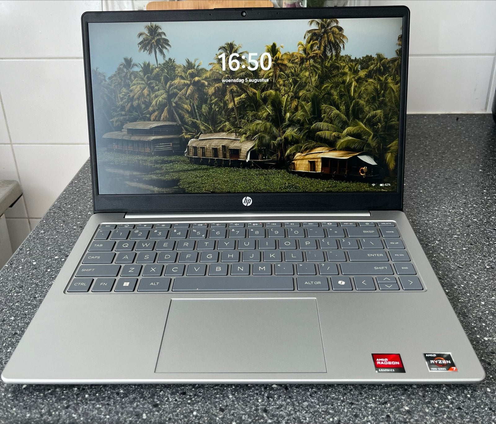 HP Laptop 14-em0871nd - 14 Inch - Ryzen 7 7730U - 512 GB, Computers en Software, Windows Laptops, Ophalen, Met videokaart, 2 tot 3 Ghz
