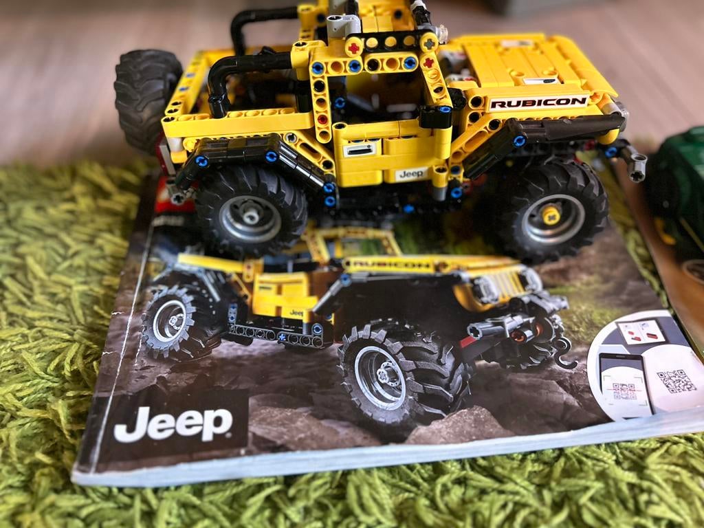 Lego technic jeep 42122 kompleet, Ophalen of Verzenden, Zo goed als nieuw