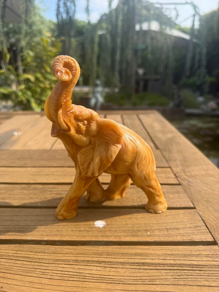 Decoratieve olifant, beeldje, Ophalen of Verzenden, Zo goed als nieuw, Dier