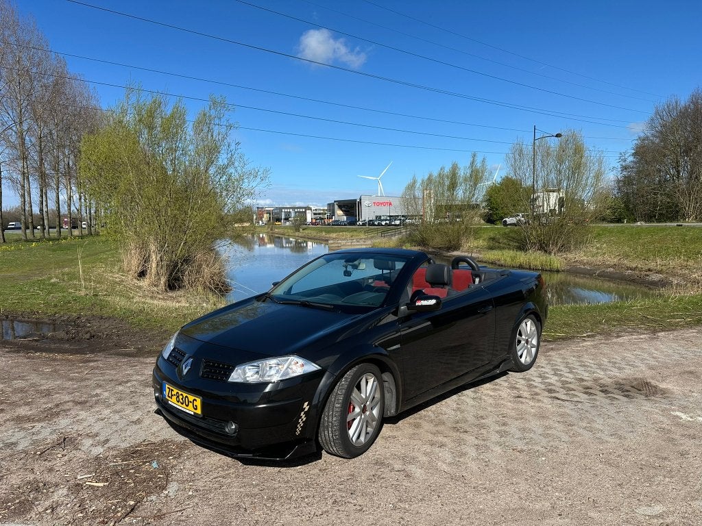 Renault Mégane 2.0 16V Autcom Cabrio Euro4 2006 Zwart, Voorwielaandrijving, 1998 cc, Zwart, 4 cilinders