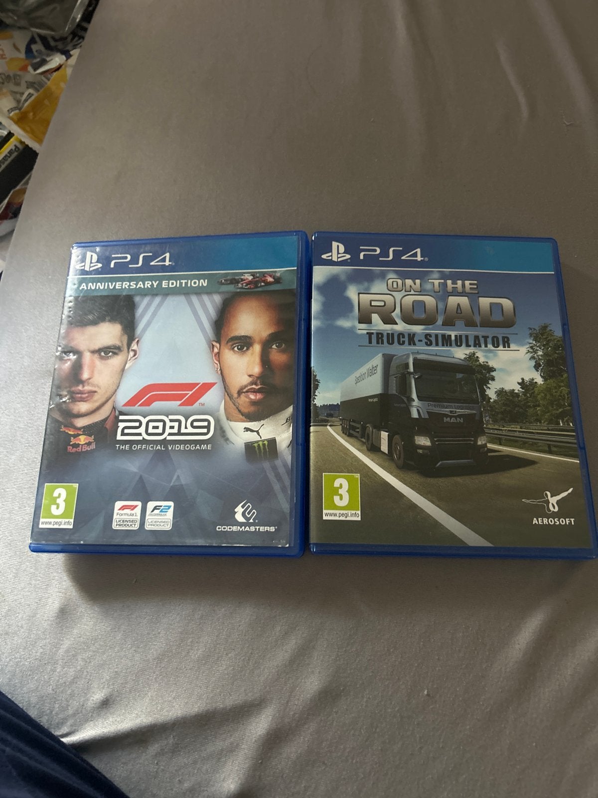 F1 2019 & On The Road Truck Simulator PS4 - Zo goed als nieu, Spelcomputers en Games, Ophalen, 1 speler, Racen en Vliegen, Zo goed als nieuw