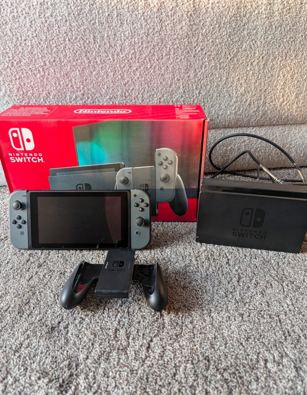 Nintendo Switch V2 upgrade - Nauwelijks gebruikt!, Ophalen of Verzenden, Zo goed als nieuw, Met 2 controllers, Switch 2019 Upgrade