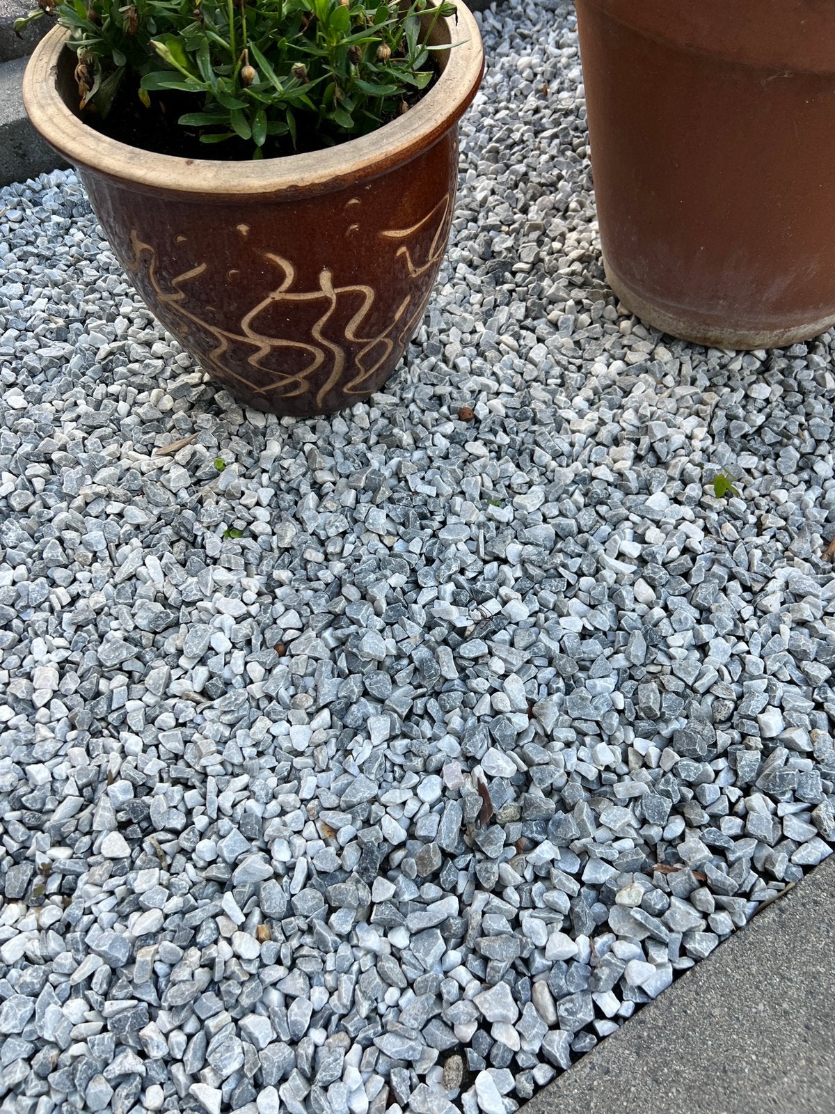 Split grijs/blauw GRATIS, Tuin en Terras, Grind, Keien en Split, Ophalen, Gebruikt, Split, Basalt
